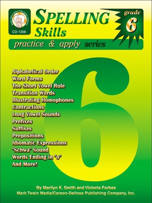 cover image of Spelling Skills, Grade 6